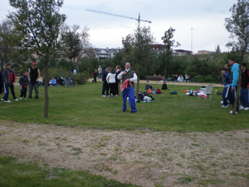 Momento del juego de la Banderita